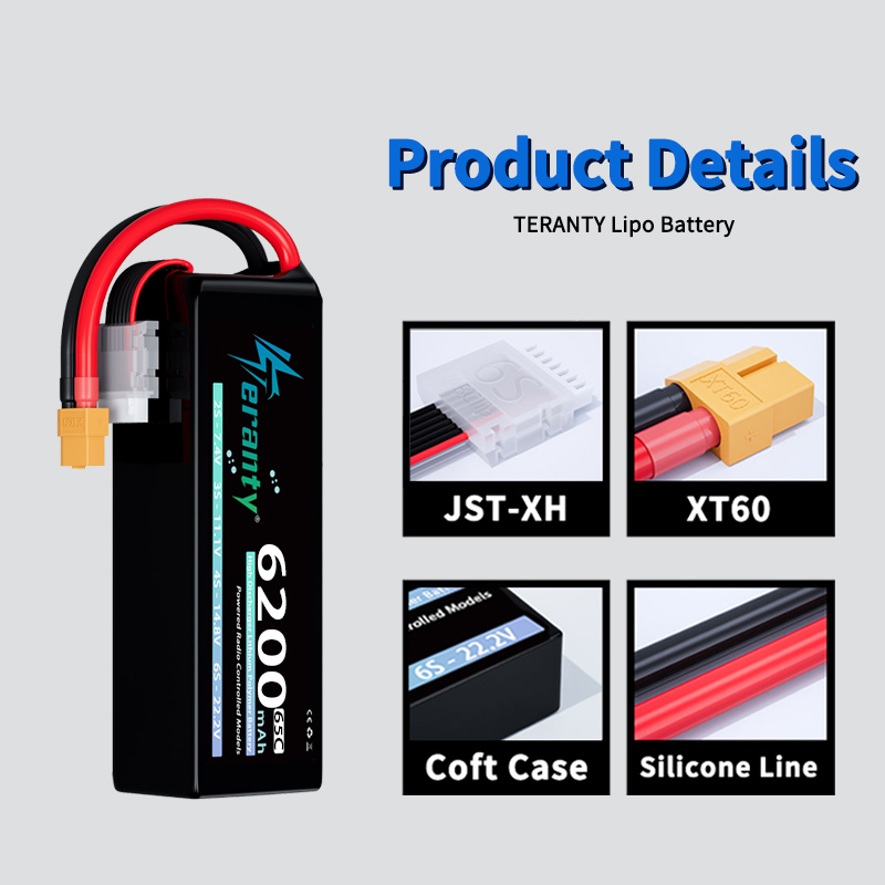 TERANTY 6S 6200mAh Lipo Batter - đánh giá và giá Rc Hobby Land