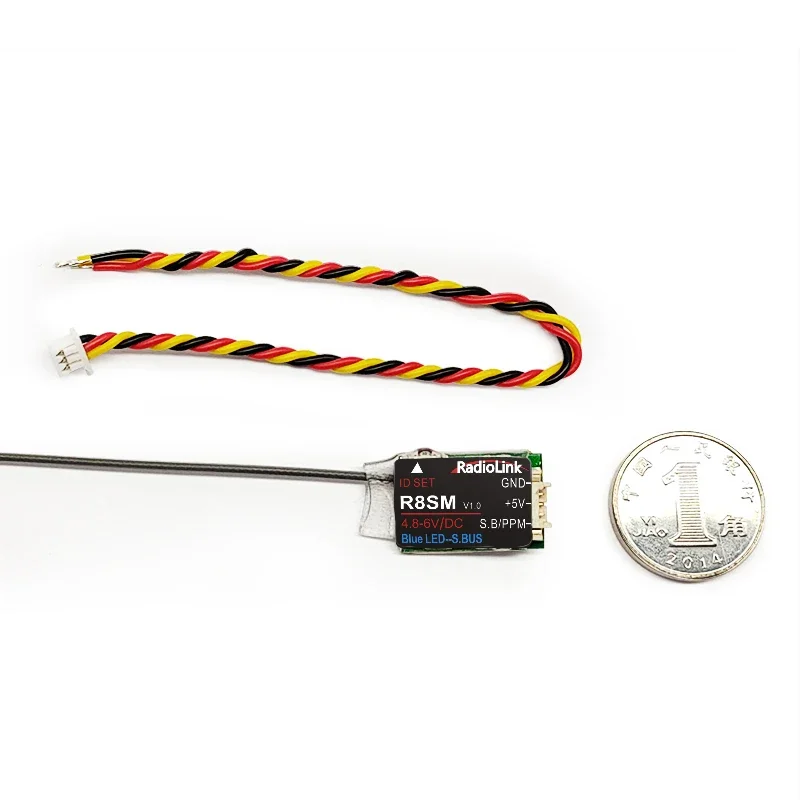 Radiolink R8SM 8CH Mini RC Rec - đánh giá và giá Receiver Sbus 8Ch
