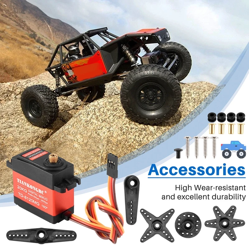 TD-8120MG Waterproof Metal Gea - đánh giá và giá Rc Hobby Shops