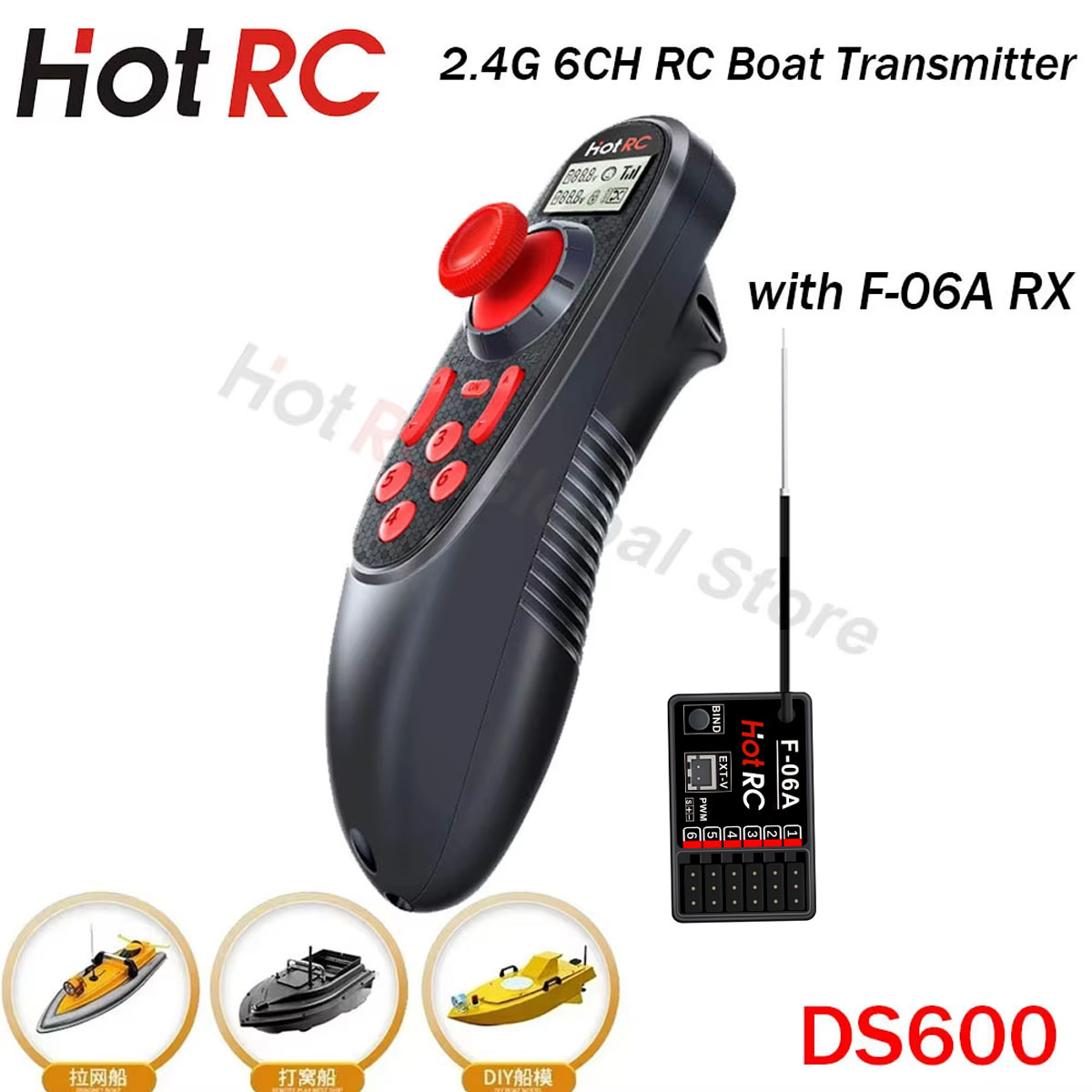 HOTRC DS600 6CH 6 Channel 2.4G - đánh giá và giá Rc Hobby Shops