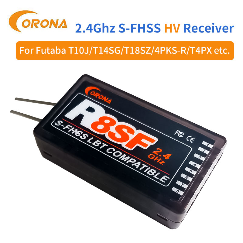 Corona R8SF 8CH 2.4GHz S‑FHSS  - đánh giá và giá Receiver Sbus 8Ch
