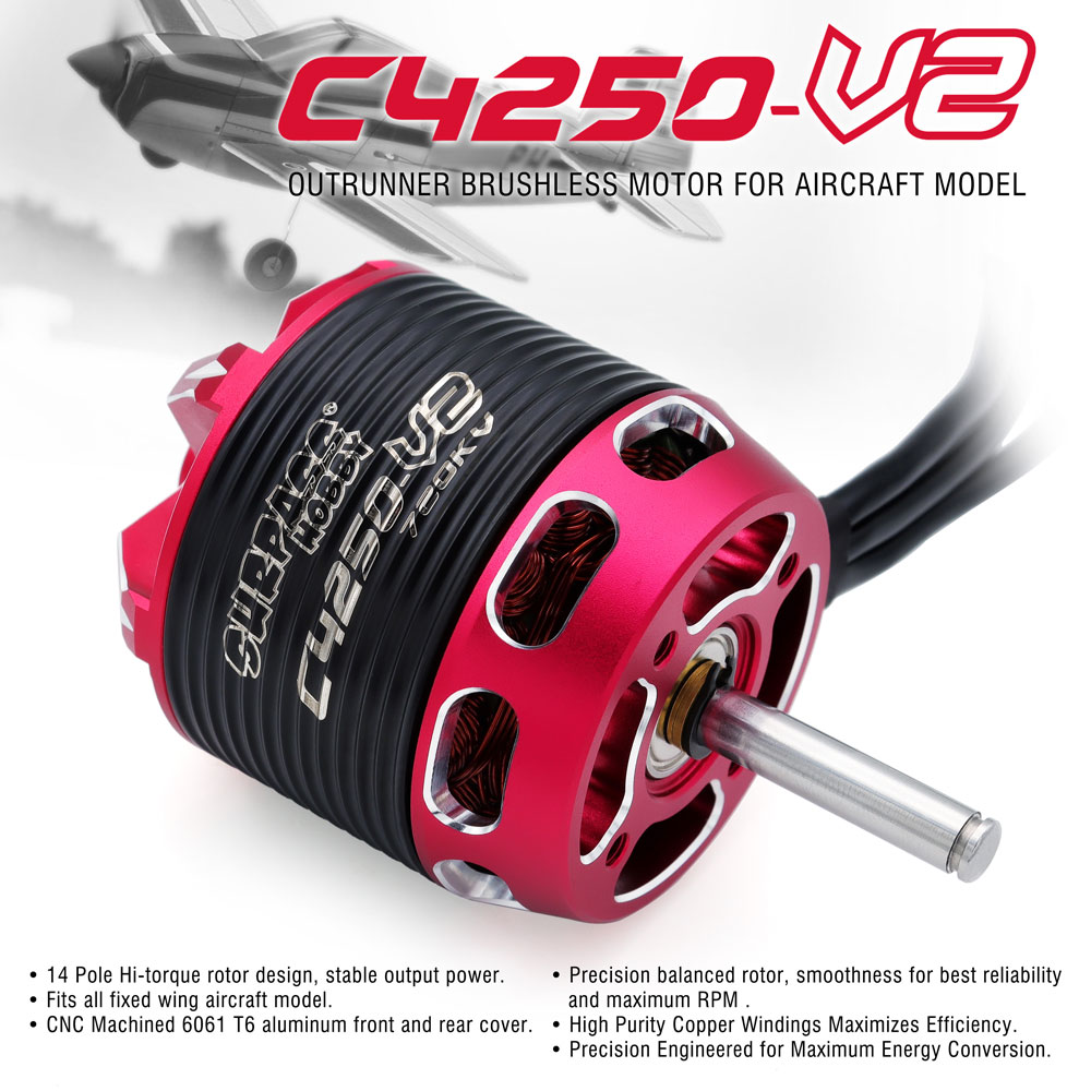 SURPASS HOBBY C4240 750KV/850K - đánh giá và giá Rc Hobby Motor