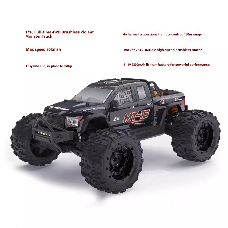 ZD MT16 1/16 Scale Brushless R - đánh giá và giá Rc Hobby Grade Monster Truck